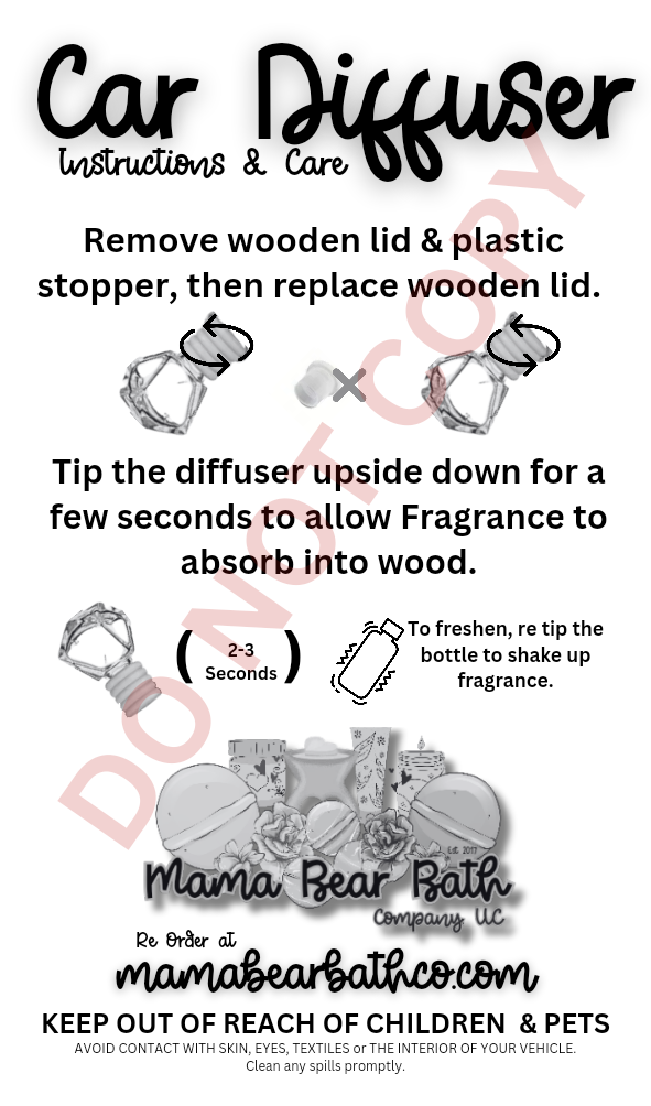 Car Diffuser:Holiday Edition