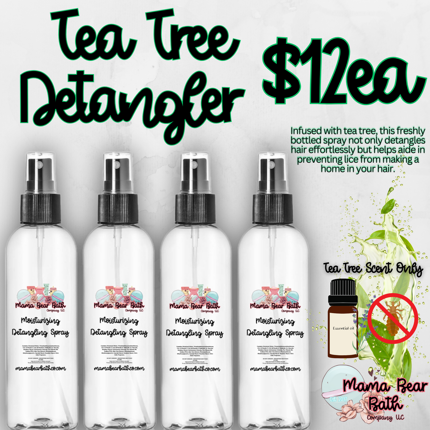 Tea Tree Hair Detangler Special