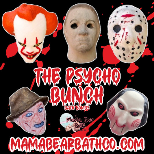 The Psycho Bunch Bath Bombs