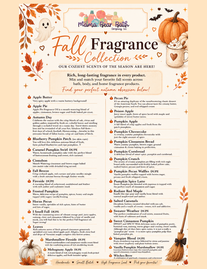 Fall Wax Melt Pre Order