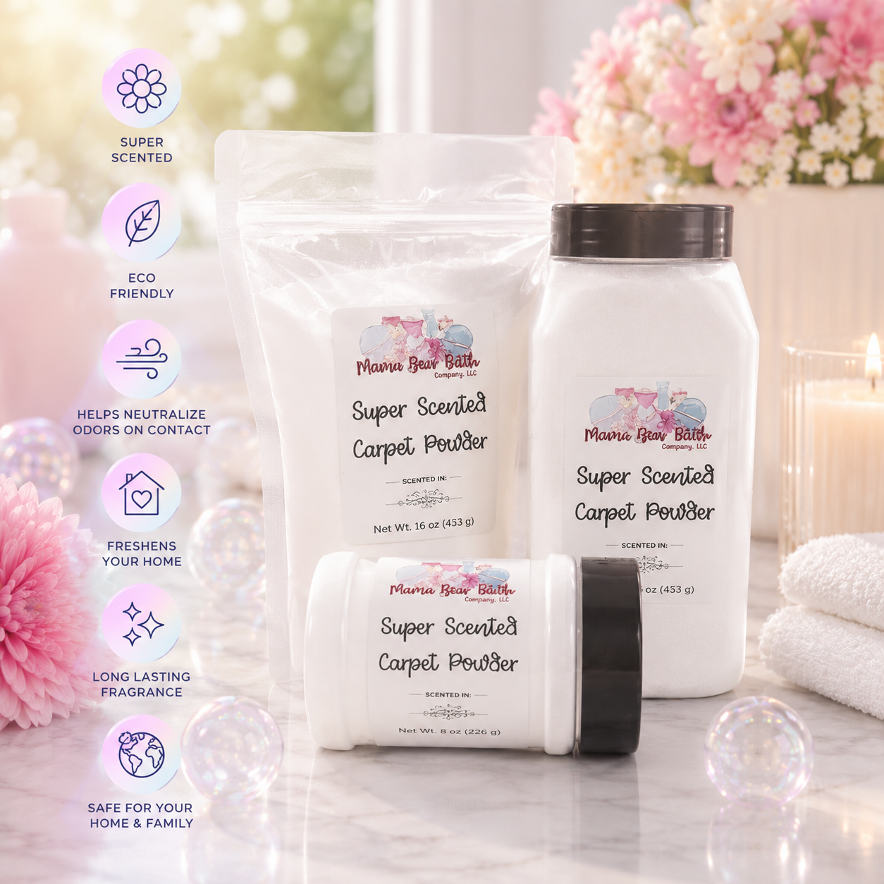 Refreshing Carpet Powder