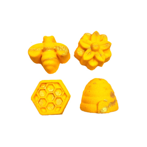 Honey Hive Mini Bath Bombs (set of 4)