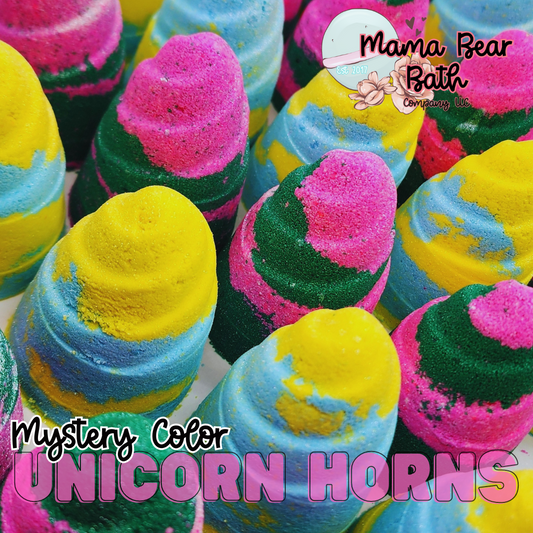 Mystery Color Unicorn Horn Bath Bomb