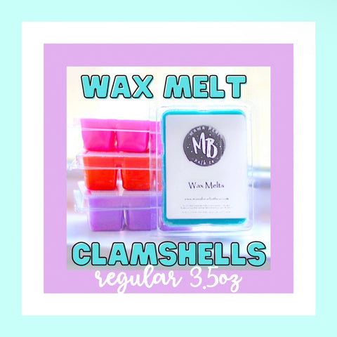 Wax Melt Clamshell Regular - Mama Bear Bath Company, LLC